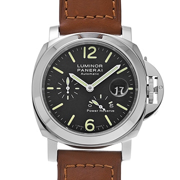 パネライ ルミノール パワーリザーブ PAM00090 ブラック メンズ 時計 【中古】【wristwatch】