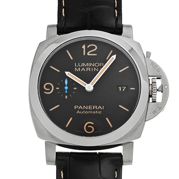 パネライ ルミノールマリーナ 1950 3デイズ アッチャイオ PAM01312 ブラック メンズ 時計 【中古】【wristwatch】