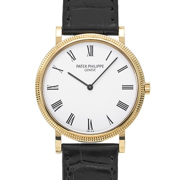 パテック フィリップ カラトラバ 5120J-001 ホワイト メンズ 時計 【中古】【wristwatch】