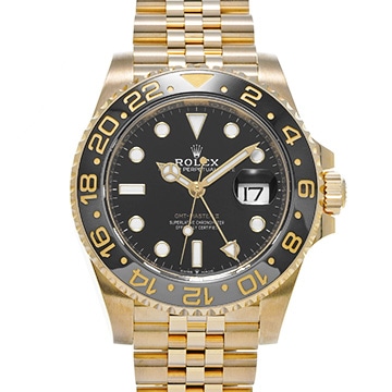 ロレックス GMTマスターII 126718GRNR ブラック メンズ 時計 【中古】【wristwatch】