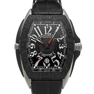 フランクミュラー コンキスタドール グランプリ 8900SCDTGPG ブラック メンズ 時計 【中古】【wristwatch】