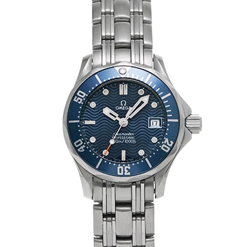 オメガ シーマスター 300 2583.80 ブルー レディース 時計 【中古】【wristwatch】