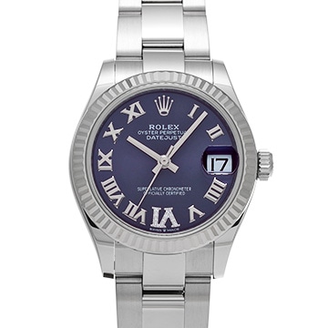 ロレックス デイトジャスト 31 278274 オーベルジーヌ/ダイヤモンド ユニセックス 時計 【中古】【wristwatch】