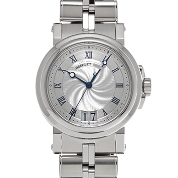 ブレゲ マリーンII ラージデイト 5817ST/12/SV0 シルバー メンズ 時計 【中古】【wristwatch】