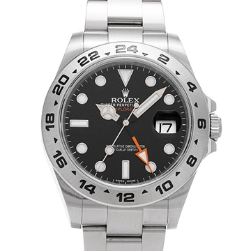 ロレックス エクスプローラーII 216570 ブラック メンズ 時計 【中古】【wristwatch】