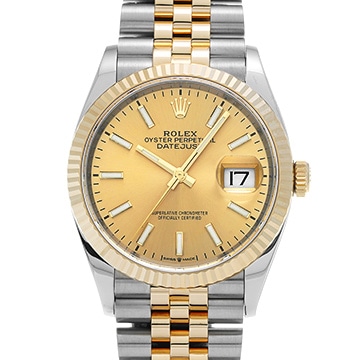 ロレックス デイトジャスト 126233 シャンパン メンズ 時計 【中古】【wristwatch】