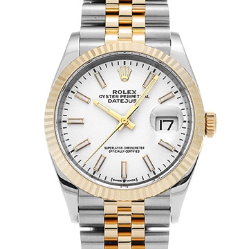 ロレックス デイトジャスト 126233 ホワイト メンズ 時計 【中古】【wristwatch】