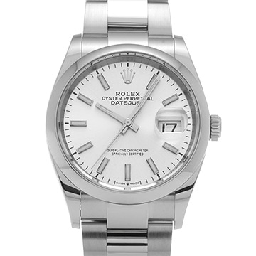ロレックス デイトジャスト 36 126200 シルバー メンズ 時計 【中古】【wristwatch】