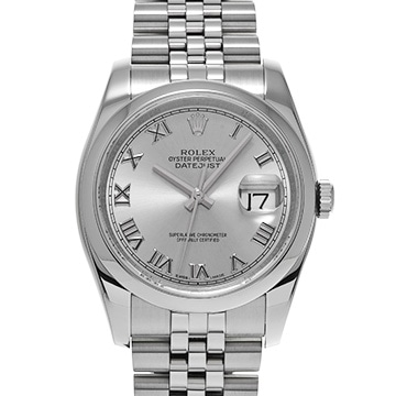 ロレックス デイトジャスト 116200 グレー メンズ 時計 【中古】【wristwatch】