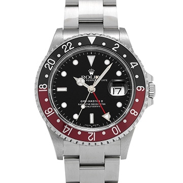 ロレックス GMTマスターII 16710 ブラック メンズ 時計 【中古】【wristwatch】