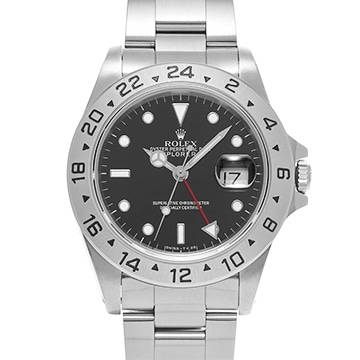 ロレックス エクスプローラーII 16570 ブラック メンズ 時計 【中古】【wristwatch】