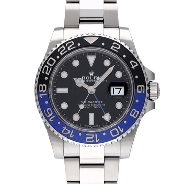 ロレックス GMTマスターII 116710BLNR ブラック メンズ 時計 【中古】【wristwatch】