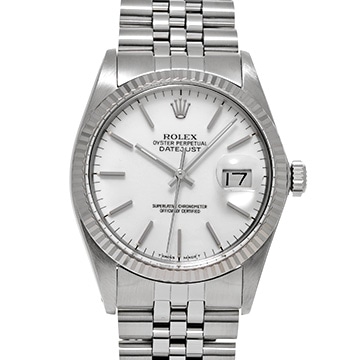 ロレックス デイトジャスト 16014 ホワイト メンズ 時計 【中古】【wristwatch】