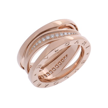 ブルガリ B-ZERO1 レジェンド リング #55 ゴールド 355155 K18ピンクゴールド PG レディース ジュエリー 【中古】【jewelry】