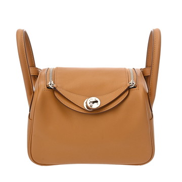 エルメス リンディ ミニ ヴェルソ セサミ/セレスト ヴォースイフト レディース バッグ 【中古】【bag】