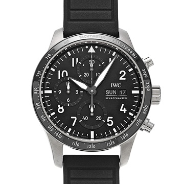 【未使用】IWCパイロットウォッチクロノグラフ 41㎜用純正ラバーベルトブラック 中古)IWC インターナショナルウォッチカンパニー パイロット