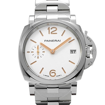 パネライ ルミノールマリーナ 44MM PAM01508 ホワイト メンズ 時計 【中古】【wristwatch】