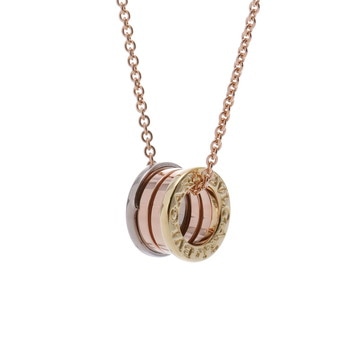 ブルガリ B-ZERO1 パーフェクトミステイク ネックレス  ゴールド 352397 K18イエローゴールド YG/K18ホワイトゴールド WG/Ｋ18ピンクゴールド PG レディース ジュエリー 【中古】【jewelry】