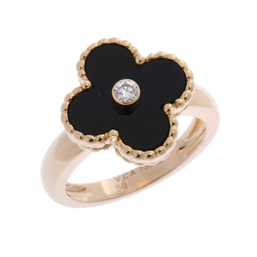 ヴァン クリーフ&アーペル ヴィンテージアルハンブラリング #50 ゴールド K18イエローゴールド YG レディース ジュエリー 【中古】【jewelry】