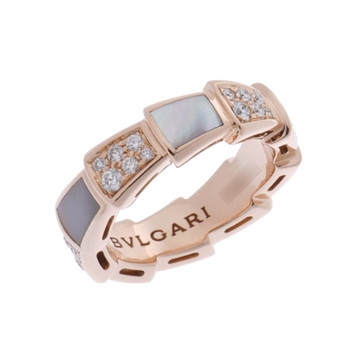 ブルガリ セルペンティヴァイパーリング #47 ゴールド 353234 K18ピンクゴールド PG レディース ジュエリー 【中古】【jewelry】