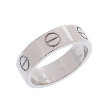 カルティエ ラブリング #52 シルバー K18ホワイトゴールド WG レディース ジュエリー 【中古】【jewelry】