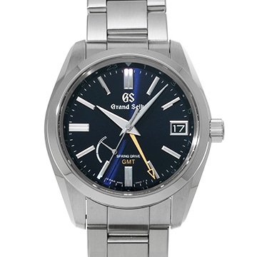 グランドセイコー ヘリテージコレクション スプリングドライブ GMT SBGE281 ミッドナイトブルー メンズ 時計 【中古】【wristwatch】