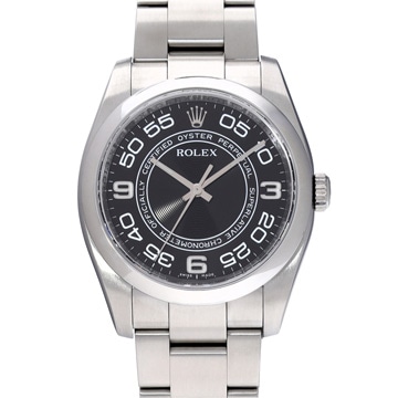 ロレックス オイスターパーペチュアル 36 116000 ブラックコンセントリック メンズ 時計 【中古】【wristwatch】