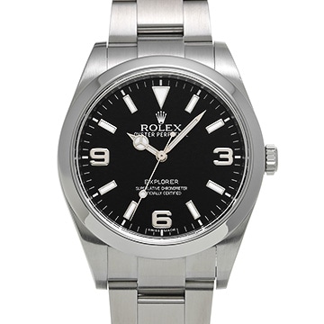 ロレックス エクスプローラー 214270 ブラック メンズ 時計 【中古】【wristwatch】