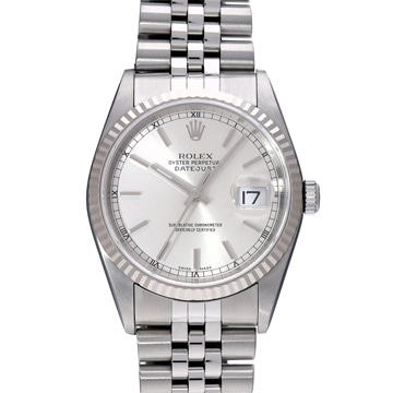 ロレックス デイトジャスト 16234 シルバー メンズ 時計 【中古】【wristwatch】