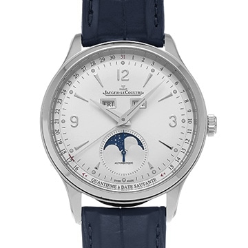 ジャガー ルクルト マスター コントロール カレンダー Q4148420 シルバーグレー メンズ 時計 【中古】【wristwatch】