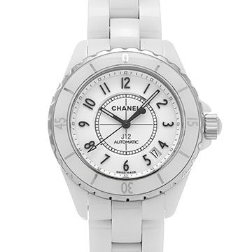 シャネル J12 38MM H0970 ホワイト メンズ 時計 【中古】【wristwatch】