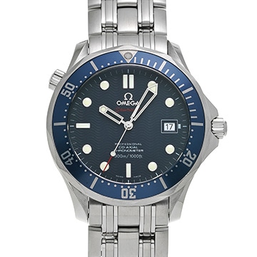 オメガ シーマスター ダイバー300 コーアクシャル 2220.80 ブルー メンズ 時計 【中古】【wristwatch】