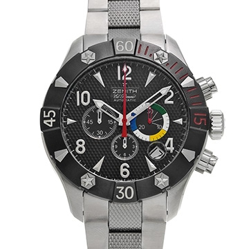 ゼニス デファイ クラシック エアロ エル・プリメロ 03.0526.4000/21.M526 ブラック メンズ 時計 【中古】【wristwatch】