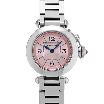カルティエ ミスパシャ W3140008 ピンク レディース 時計 【中古】【wristwatch】