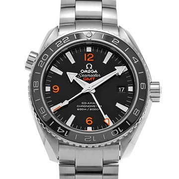 オメガ シーマスター プラネットオーシャン 600 コーアクシャル GMT 232.30.44.22.01.002 ブラック メンズ 時計 【中古】【wristwatch】