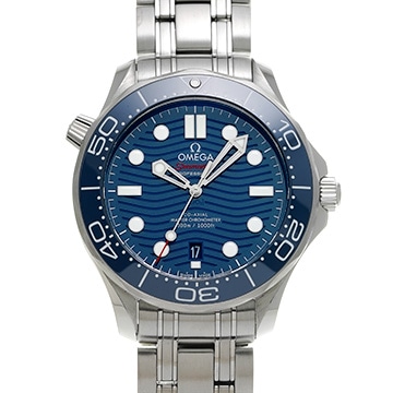 オメガ シーマスター ダイバー300 コーアクシャル マスタークロノメーター 210.30.42.20.03.001 ブルー メンズ 時計 【中古】【wristwatch】