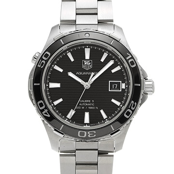 タグ ホイヤー アクアレーサー キャリバー5 WAK2110.BA0830 ブラック メンズ 時計 【中古】【wristwatch】