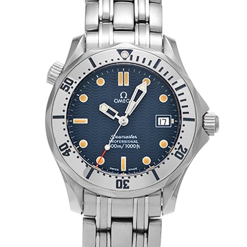 オメガ シーマスター 300 ミッドサイズ 2562.80 ブルー ユニセックス 時計 【中古】【wristwatch】