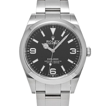 ロレックス エクスプローラー 214270 ブラック メンズ 時計 【中古】【wristwatch】
