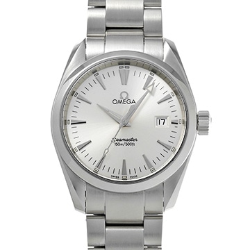 オメガ シーマスター アクアテラ クォーツ 2518.30 シルバー メンズ 時計 【中古】【wristwatch】