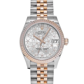 ロレックス デイトジャスト 31 278271 シルバー フローラルモチーフ/ダイヤモンド ユニセックス 時計 【中古】【wristwatch】