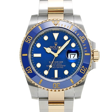ロレックス サブマリーナ デイト 116613LB ブルー メンズ 時計 【中古】【wristwatch】