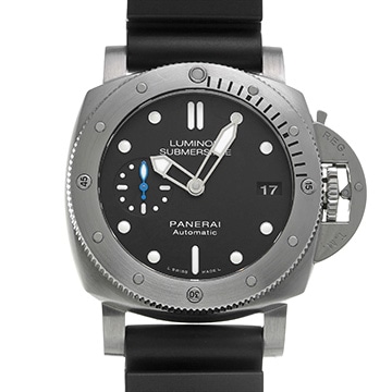 パネライ ルミノール サブマーシブル 3デイズ アッチャイオ PAM00682 ブラック メンズ 時計 【中古】【wristwatch】