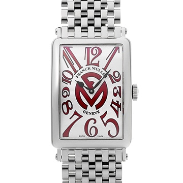 フランクミュラー ロングアイランド 100本限定 1200SCRELIEFFM シルバー レディース 時計 【中古】【wristwatch】