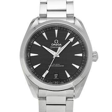 オメガ シーマスター アクアテラ コーアクシャル マスタークロノメーター 220.10.41.21.01.001 ブラック メンズ 時計 【中古】【wristwatch】
