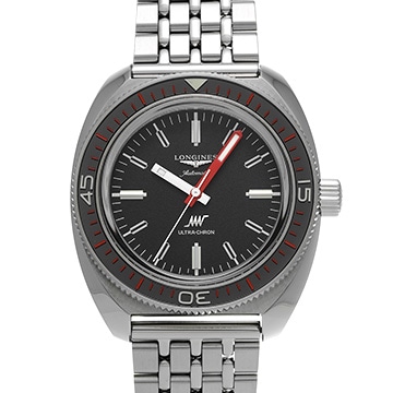 ロンジン ウルトラクロン ボックス エディション L2.836.4.52.9 ブラック メンズ 時計 【中古】【wristwatch】