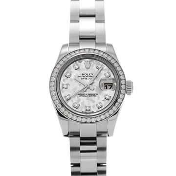 ロレックス デイトジャスト 179384G シルバークリスタル/ダイヤモンド レディース 時計 【中古】【wristwatch】