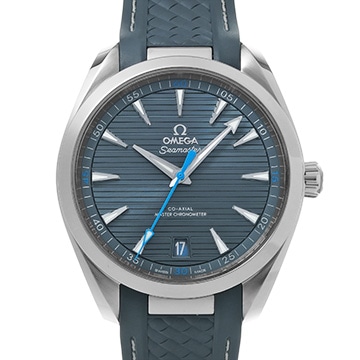 オメガ シーマスター アクアテラ コーアクシャル マスタークロノメーター 220.12.41.21.03.002 ブルー メンズ 時計 【中古】【wristwatch】