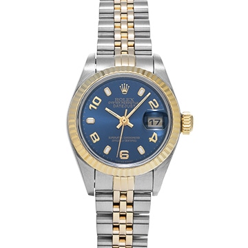 ロレックス デイトジャスト 79173 ブルー レディース 時計 【中古】【wristwatch】