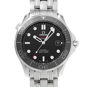 オメガ シーマスター ダイバー300 コーアクシャル 212.30.41.20.01.003 ブラック メンズ 時計 【中古】【wristwatch】